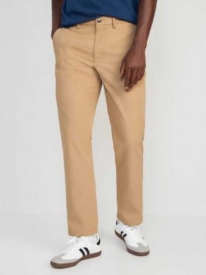 Old Navy Straight Ultimate Tech Built-In Flex Chino Pants Khaki | ION459826