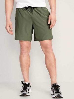 Old Navy StretchTech Rec Swim-to-Street Shorts Olive | AKQ742061