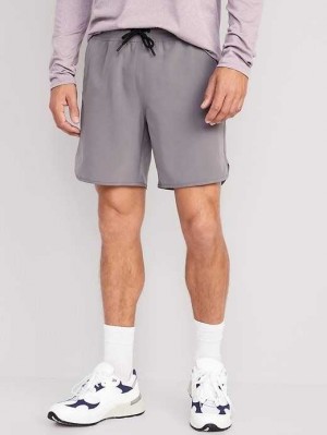 Old Navy StretchTech Rec Swim-to-Street Shorts Grey | WBX740856