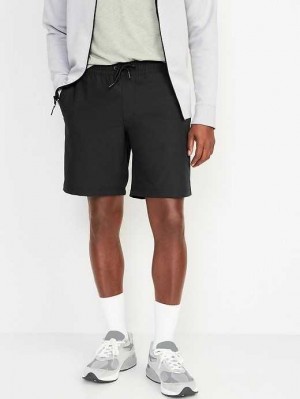 Old Navy StretchTech Water-Repellent Jogger Shorts Black | NQV493510