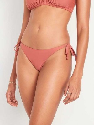 Old Navy String Bikini Swim Bottoms Brown | QXI897315