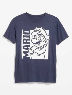 Old Navy Super Mario Bros. Gender-Neutral T-Shirt Volcanic Glass | JHL829405