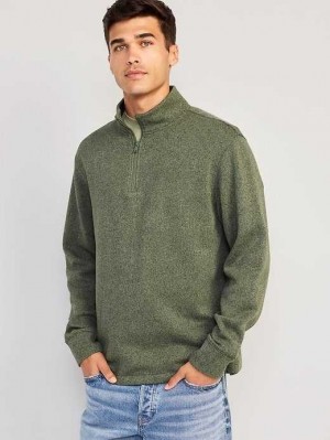 Old Navy Sweater-Knit 1/4-Zip Pullover Green | HEZ765312