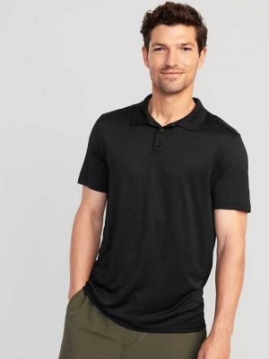 Old Navy Tech Core Polo Black | KER610473