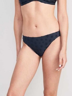 Old Navy Terry Classic Bikini Swim Bottoms Blue | HVC975301