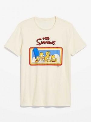 Old Navy The Simpsons Gender-Neutral T-Shirt Light Blue | VCF458910