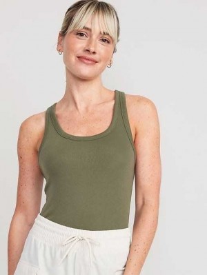 Old Navy UltraLite Rib-Knit Racerback Tank Top Alpine Tundra | YMO142563