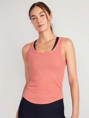 Old Navy UltraLite Rib-Knit Racerback Tank Top Aspen Summer | AEH627834