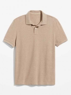 Old Navy Uniform Pique Polo Brown | QVZ067359