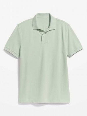 Old Navy Uniform Pique Polo Pale Glass | YDJ124593