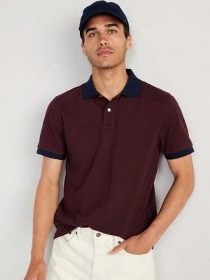 Old Navy Uniform Pique Polo Raisin Arizona | DBP847306