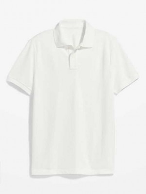 Old Navy Uniform Pique Polo White | BHM952318