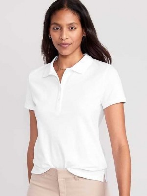 Old Navy Uniform Pique Polo White | NZO965247