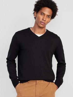 Old Navy V-Neck Sweater Black | SWT974105