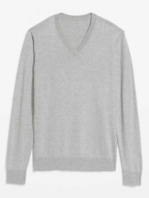 Old Navy V-Neck Sweater Grey | JYQ427190