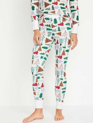 Old Navy Waffle-Knit Pajama Leggings O Christmas Tree | KRN231654