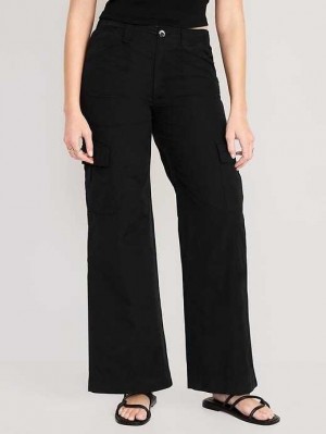 Old Navy Wide-Leg Cargo Pants Blackjack | AHP476138