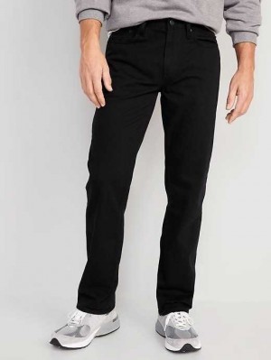 Old Navy Wow Loose Non-Stretch Black Jeans Blackjack | PIA843256