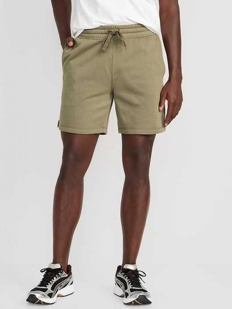 Old Navy 2-Pack Fleece Sweat Shorts Black / Olive | BNR491023