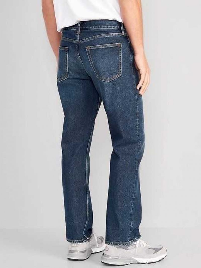 Old Navy 90s Straight Built-In Flex Jeans Dark Wash | KDR325148