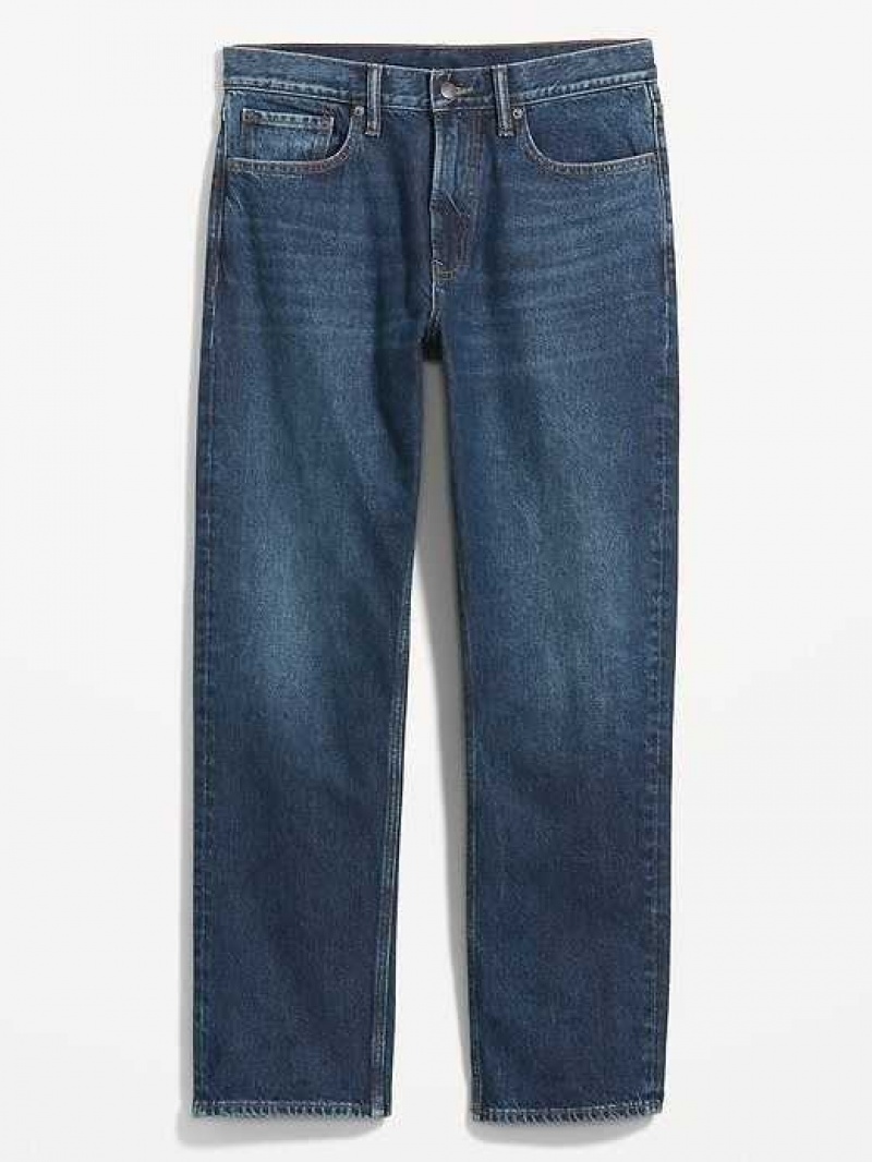 Old Navy 90s Straight Built-In Flex Jeans Dark Wash | KDR325148