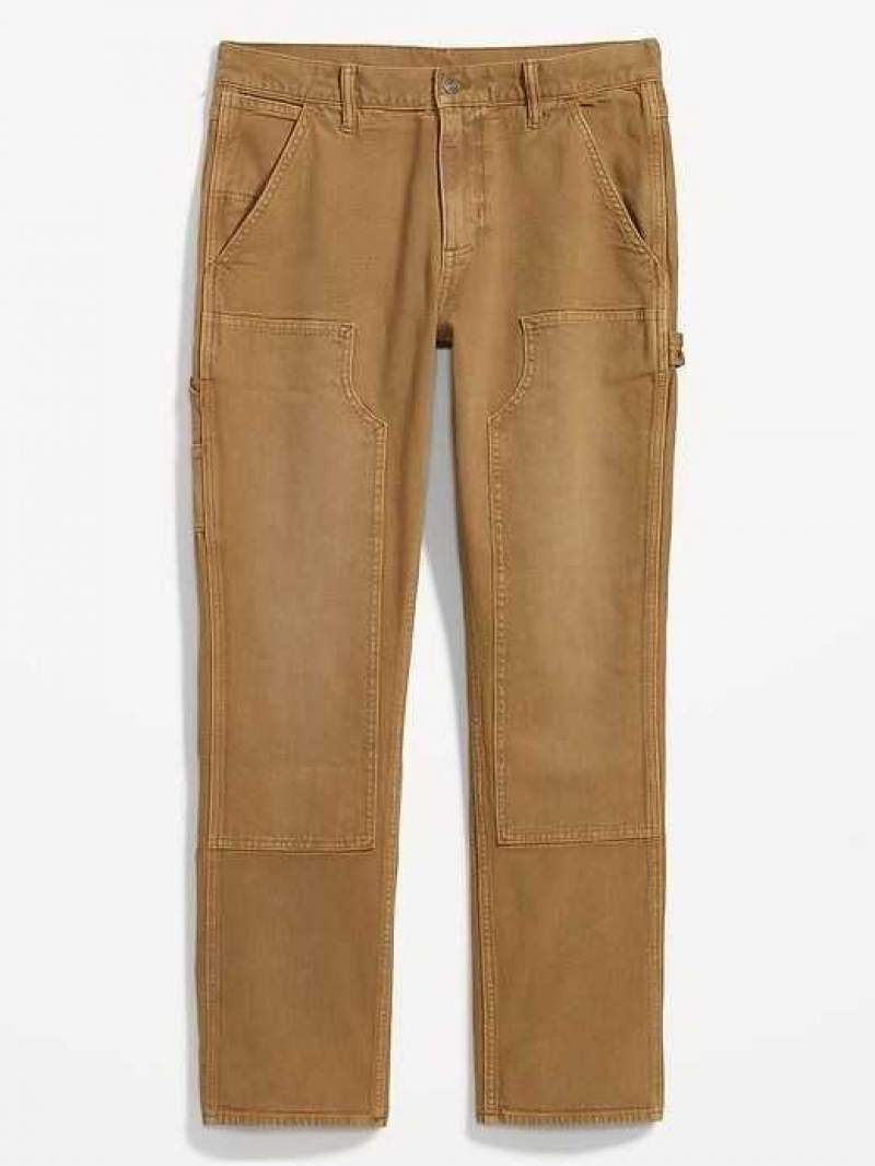 Old Navy 90's Straight Built-In Flex Workwear Carpenter Jeans Peanut | KLU356174