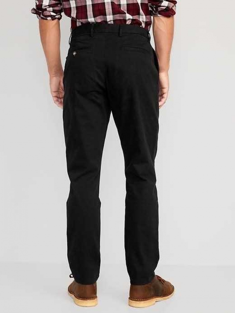 Old Navy Athletic Built-In Flex Rotation Chino Pants Black | JMT786251