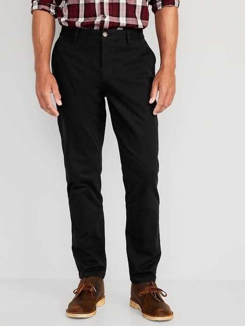 Old Navy Athletic Built-In Flex Rotation Chino Pants Black | JMT786251