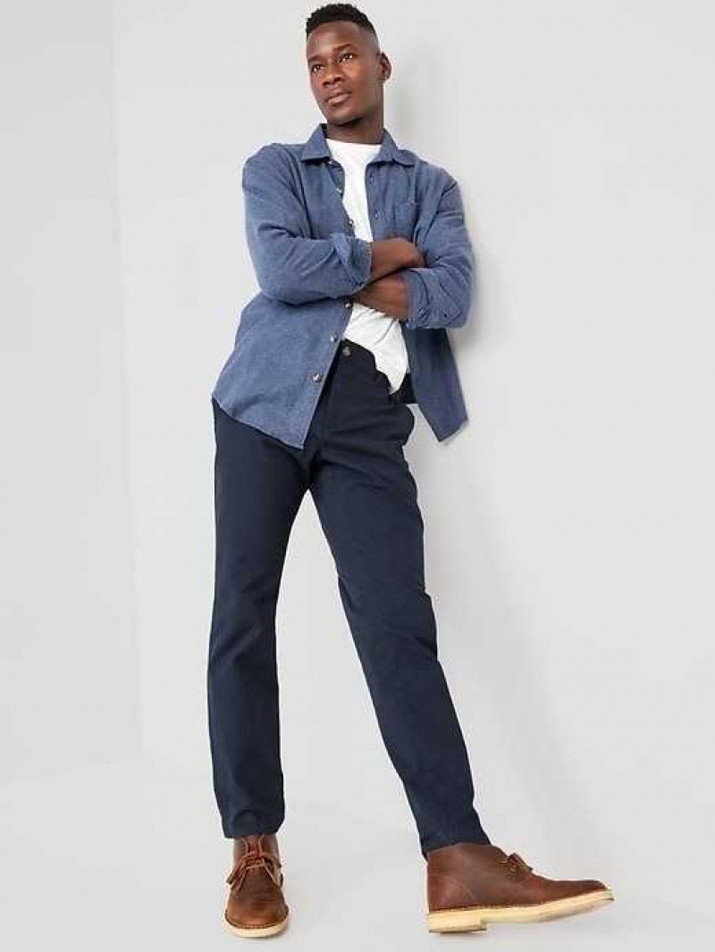 Old Navy Athletic Built-In Flex Rotation Chino Pants Navy | YFG032876