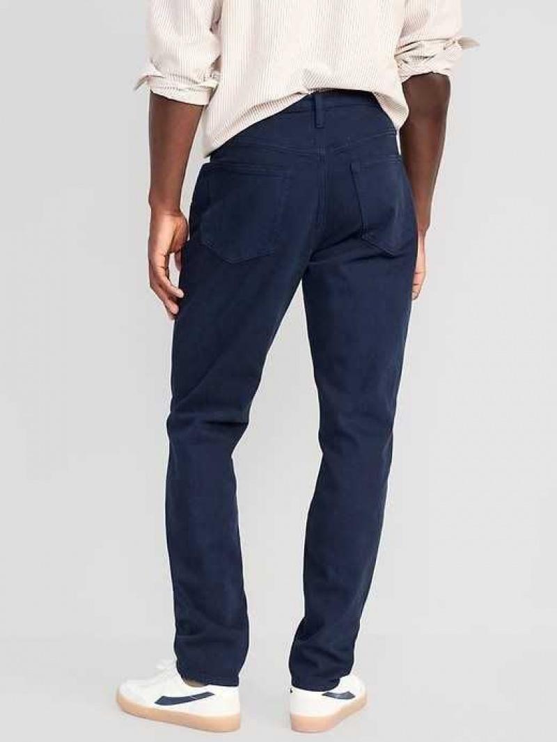 Old Navy Athletic Taper Five-Pocket Pants Navy | JXP017248