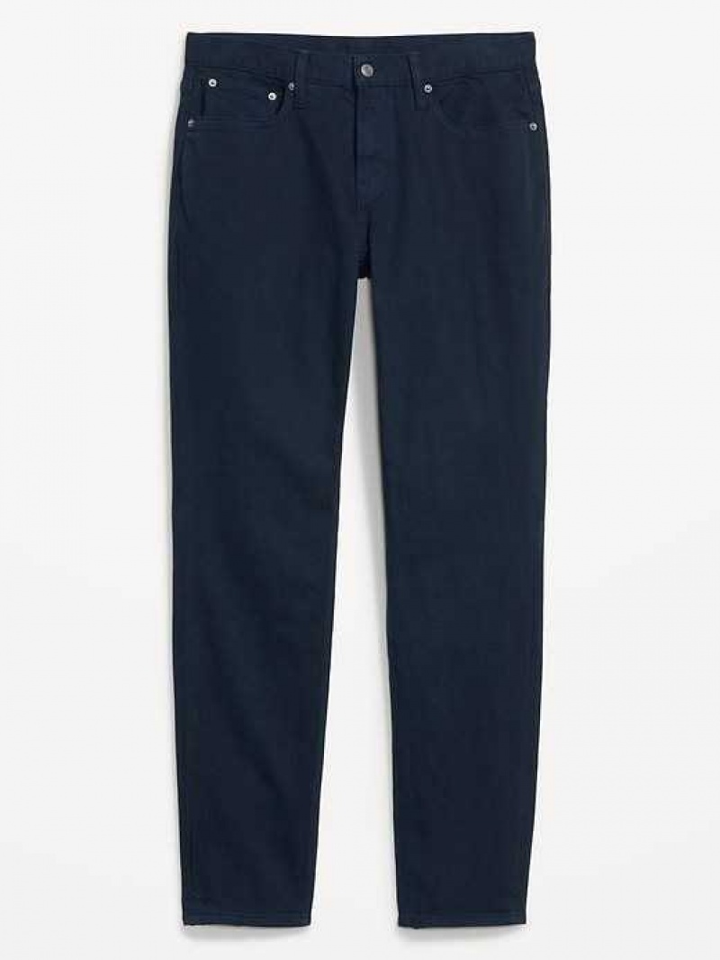 Old Navy Athletic Taper Five-Pocket Pants Navy | JXP017248