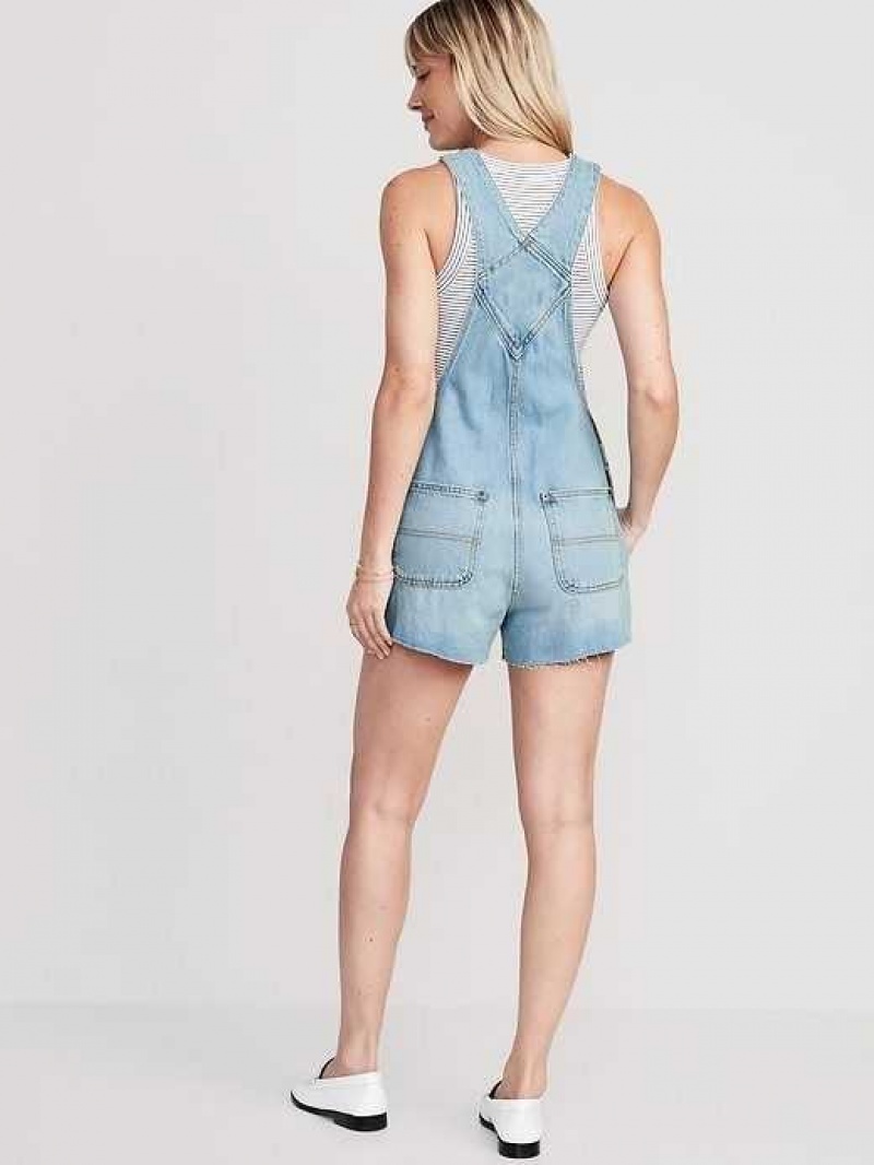 Old Navy Baggy Cut-Off Jean Shortalls Danna | FTO295704