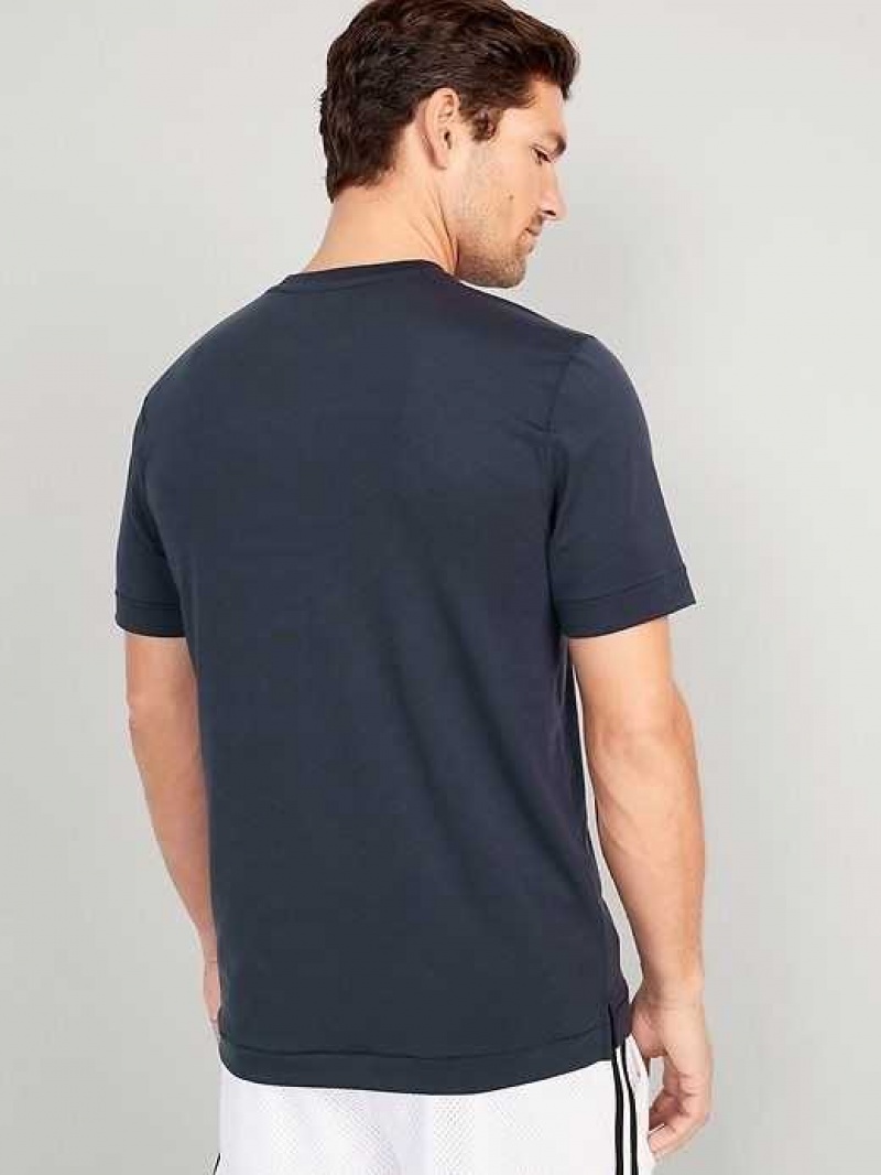 Old Navy Beyond 4-Way Stretch T-Shirt Navy | SUQ403681