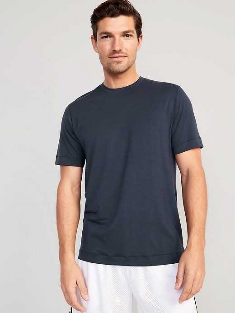 Old Navy Beyond 4-Way Stretch T-Shirt Navy | SUQ403681