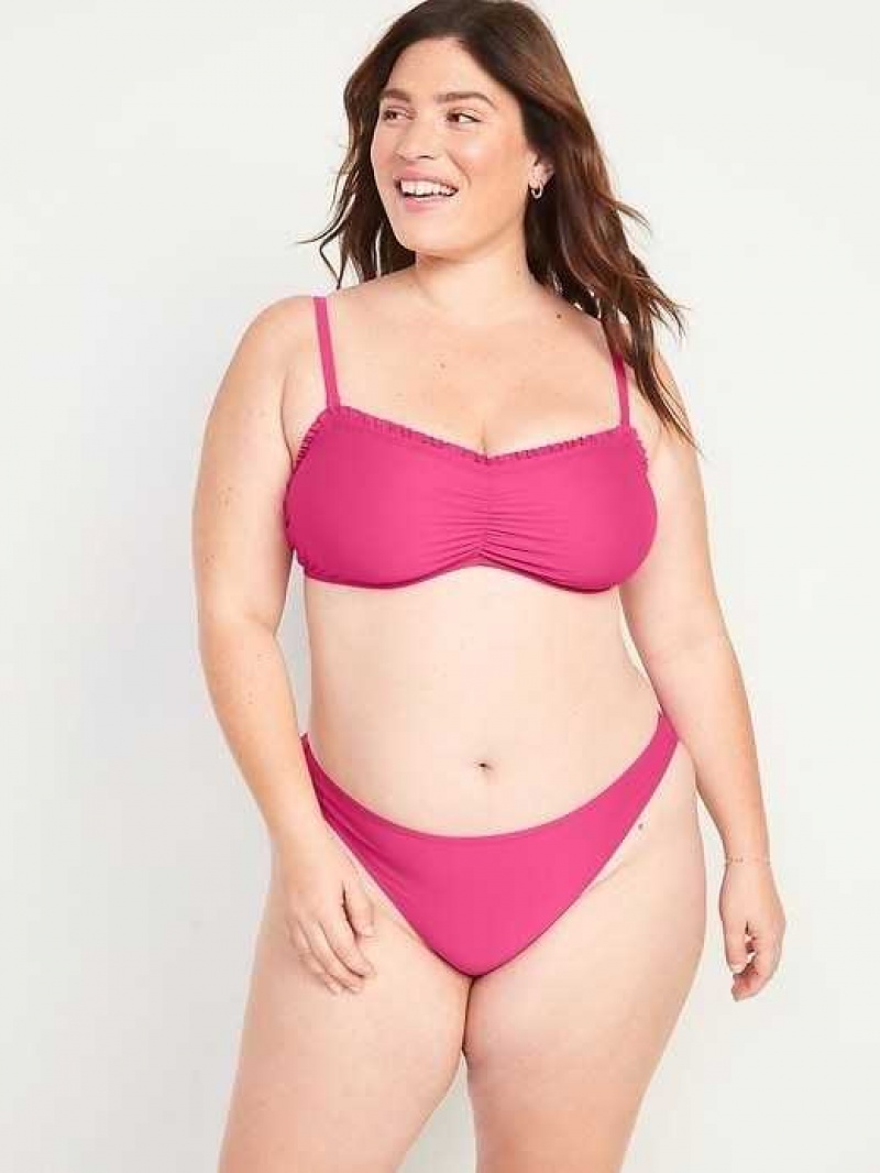 Old Navy Bikini Swim Bottoms Raspberry Tart | QPK789531