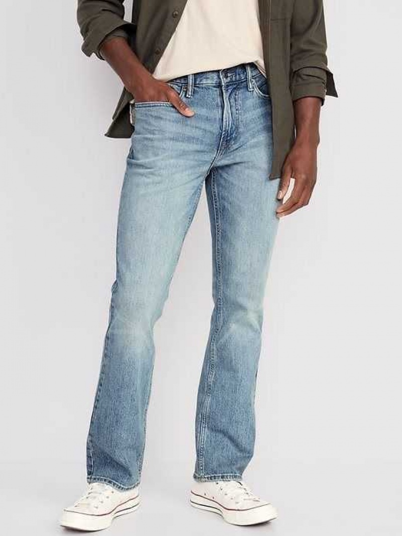 Old Navy Boot-Cut Built-In Flex Jeans Light Wash | OXM156873