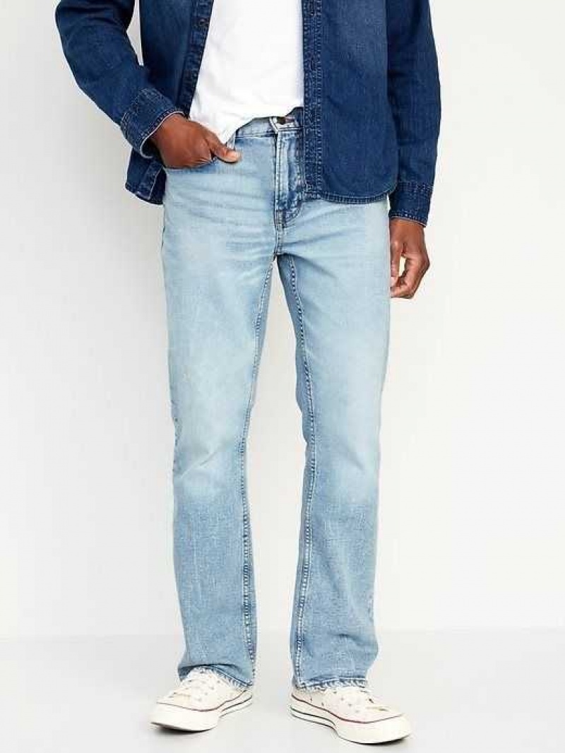 Old Navy Boot-Cut Built-In Flex Jeans Light Indigo | WBU120698