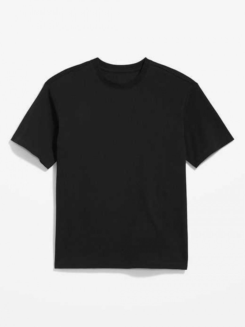 Old Navy Boxy Crew-Neck Performance T-Shirt Black | BUG891025