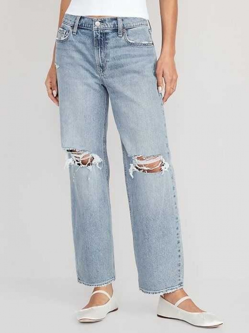 Old Navy Boyfriend Loose Ripped Jeans Bleecker | EZB953816