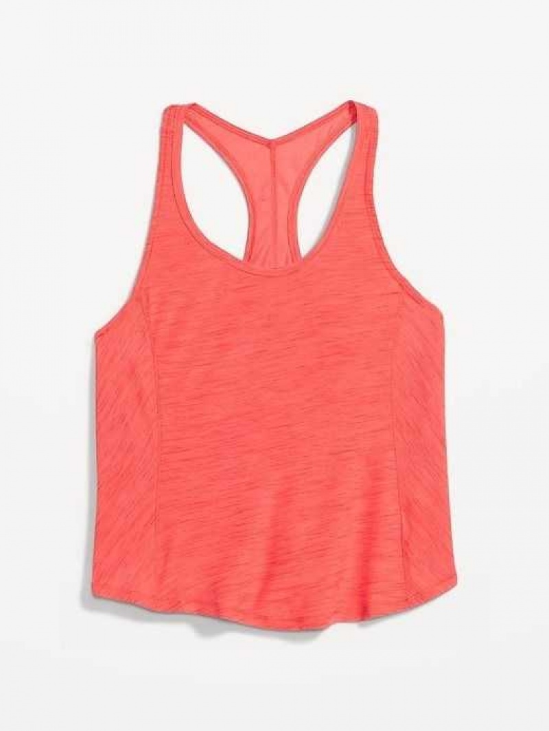 Old Navy Breathe ON Cropped Racerback Tank Top Carnival | QPT853649