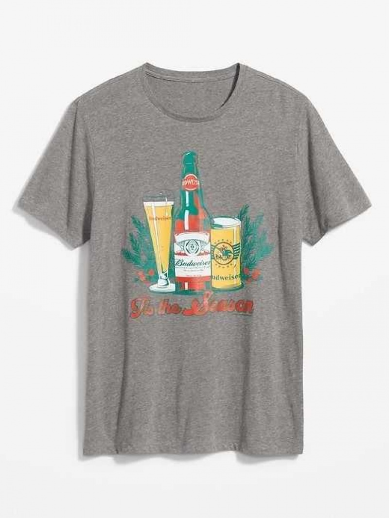 Old Navy Budweiser Gender-Neutral Holiday T-Shirt Tis The Season | JYS270143