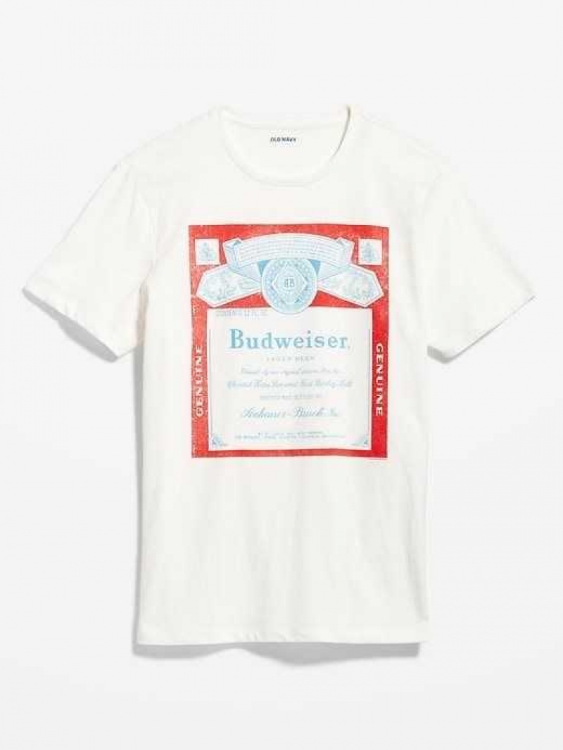 Old Navy Budweiser Gender-Neutral T-Shirt Light Blue | RHN035946