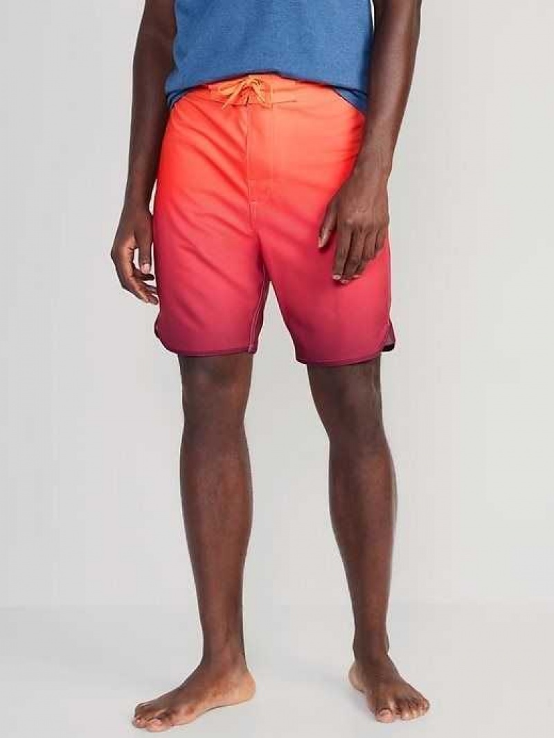 Old Navy Built-In Flex Board Shorts Warm Ombre | JMH416703