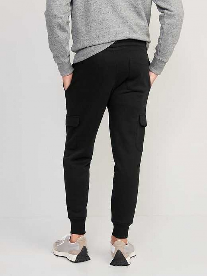 Old Navy Cargo Jogger Sweatpants Black | KHZ307864