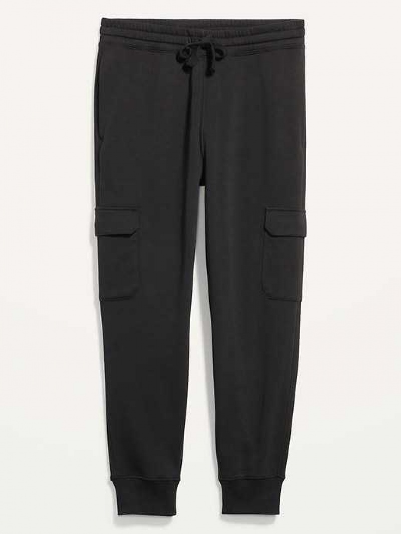 Old Navy Cargo Jogger Sweatpants Black | KHZ307864