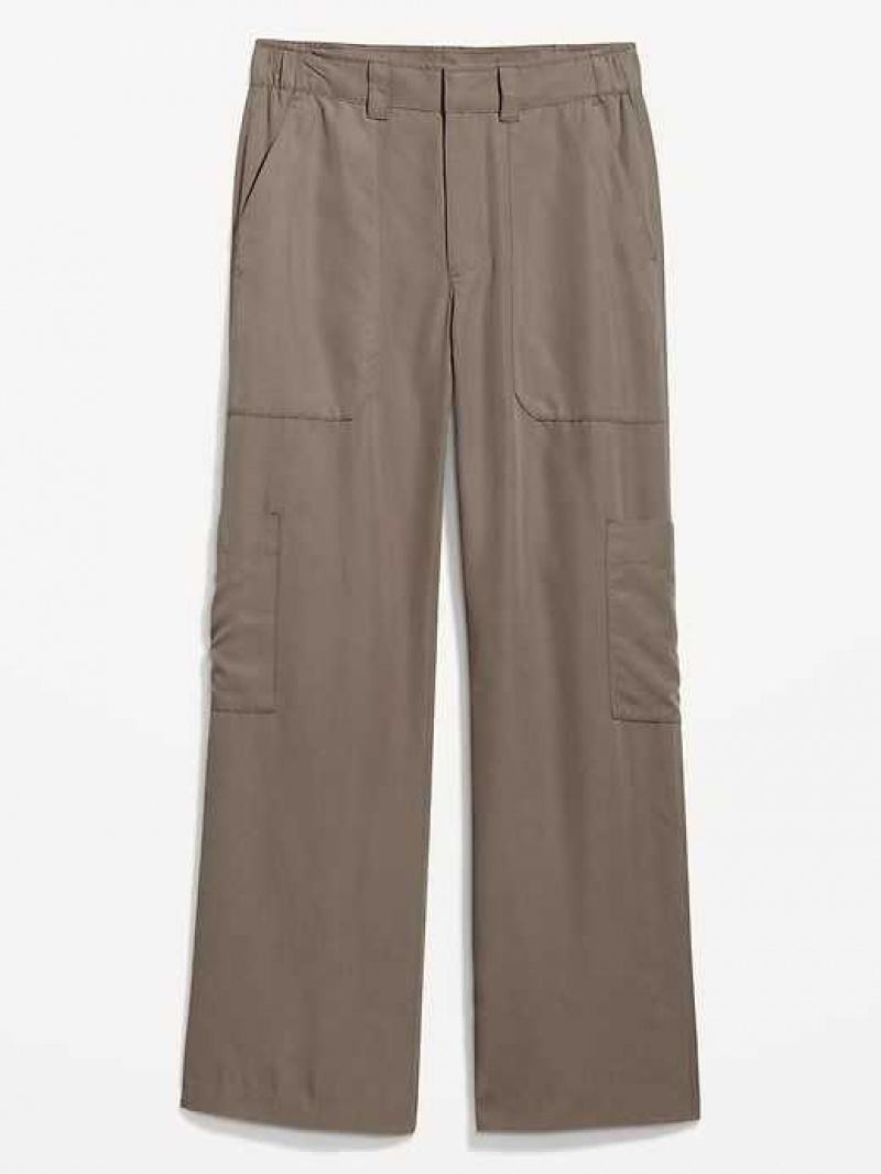 Old Navy Cargo Wide-Leg Pants Grey | IVW427981