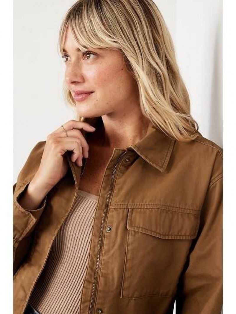 Old Navy Cinched-Waist Utility Jacket Falconry | PKT271604