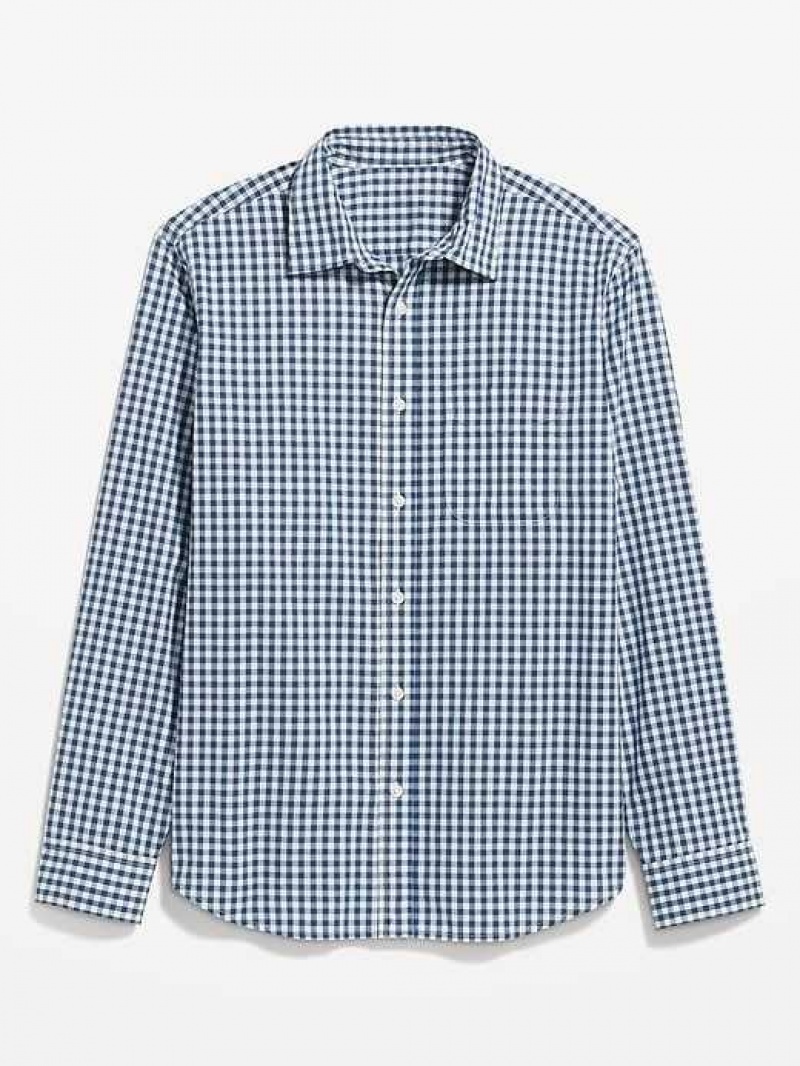 Old Navy Classic-Fit Everyday Shirt Blue | LWQ485923