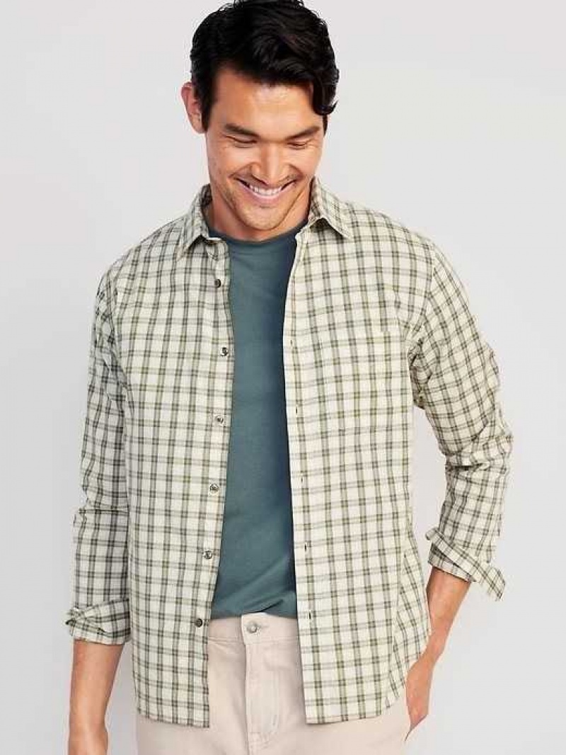 Old Navy Classic-Fit Everyday Shirt Green | TGA236490