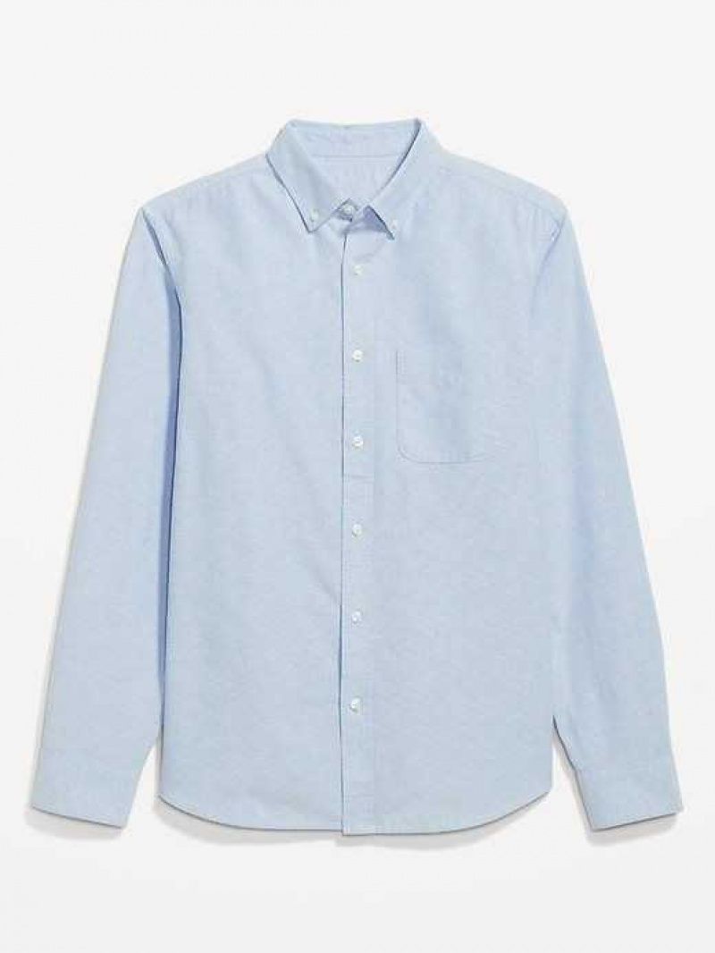 Old Navy Classic-Fit Non-Stretch Everyday Oxford Shirt Blue | GVA634927